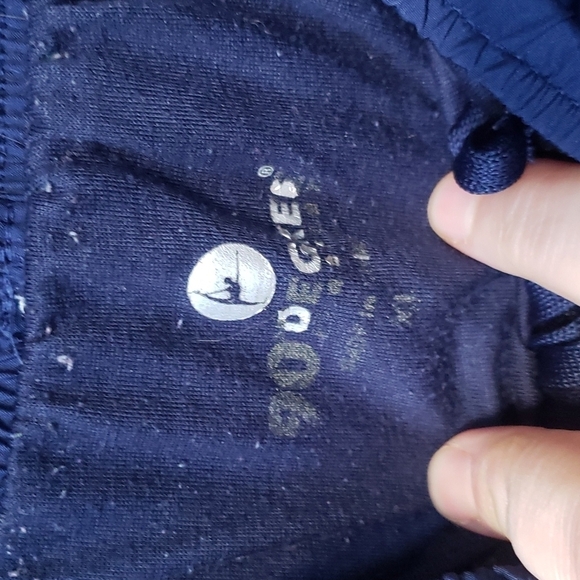 90 Degree By Reflex athletic shorts  Navy/Gray/Coral - Picture 2 of 5